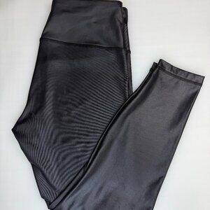 90 Degree High Waist High Shine Faux Leather Ankle Leggings  ** Worn once